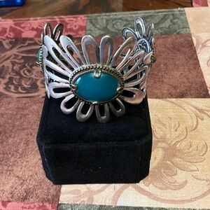 Lucky brand, flower cuff bracelet